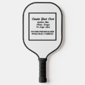 Gepersonaliseerde Pickleball Paddles, Paddle (Voorkant)