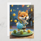 Gepersonaliseerde Pickleball Pickle Baller Kaart (Voorkant / Achterkant)