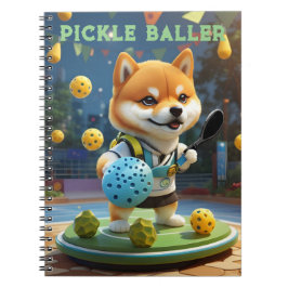 Gepersonaliseerde Pickleball Pickle Baller Notitieboek
