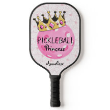 Gepersonaliseerde Pickleball Princess Crown Design