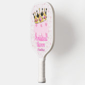 Gepersonaliseerde "Pickleball Queen" met Crown Des Pickleball Paddle (Links)