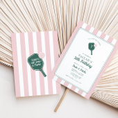 Gepersonaliseerde Pickleball verjaardagsuitnodigin Kaart