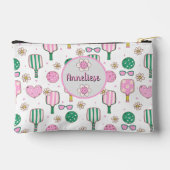 Gepersonaliseerde Pickleball-Waterverf Etui (Achterkant)