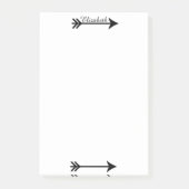 Gepersonaliseerde pijl post-it® notes (Voorkant)