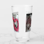 Gepersonaliseerde pijn in het hart van de regen -  glas (Links)