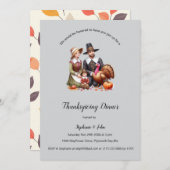 Gepersonaliseerde Pilgrim Fathers Thanksgiving Kaart (Voorkant / Achterkant)