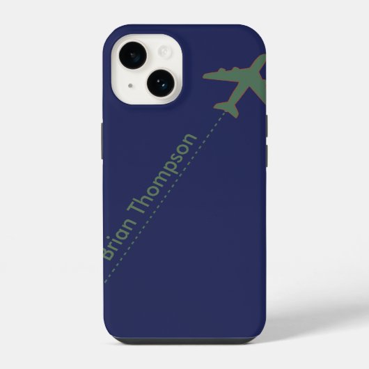 gepersonaliseerde piloot iPhone hoesje (Achterkant)