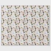 Gepersonaliseerde pinda's | Gefeliciteerd met je v Cadeaupapier (Vlak)