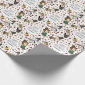 Gepersonaliseerde pinda's | Gefeliciteerd met je v Cadeaupapier (Hoek)