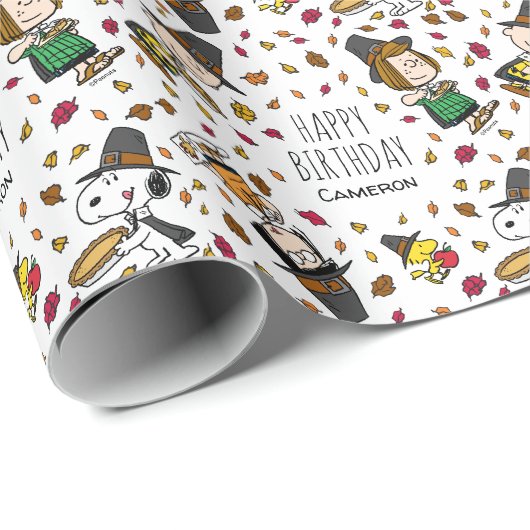 Gepersonaliseerde pinda's | Gefeliciteerd met je v Cadeaupapier (Rol Hoek)