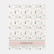 Gepersonaliseerde Pine Retreat Whimsical Fleece