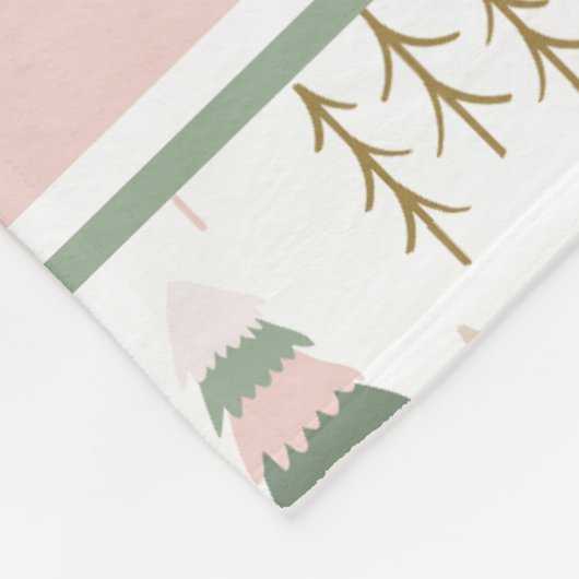 Gepersonaliseerde Pine Retreat Whimsical Fleece (Hoek)