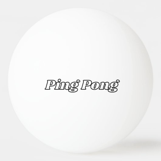 Gepersonaliseerde Ping Pong Ball met aangepaste te (Voorkant)