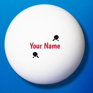 Gepersonaliseerde ping pong ballen voor tafeltenni