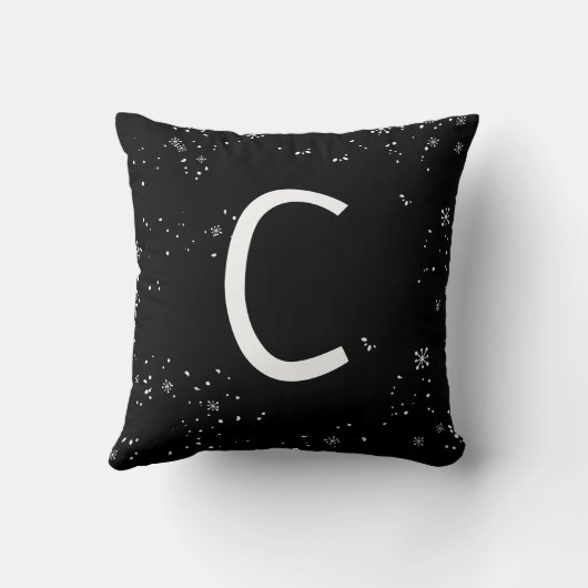 Gepersonaliseerde Pinguïn Zwart-wit | BABY Kussen (Achterkant)