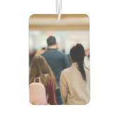 Gepersonaliseerde Pink Drive Safe Herinnering voor Luchtverfrisser (Achterkant)