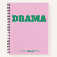 Gepersonaliseerde Pink Green Drama Theatre School 