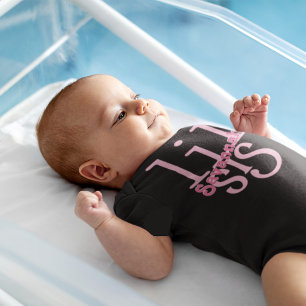 Gepersonaliseerde Pink Lil Sis Romper