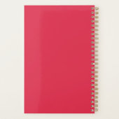 Gepersonaliseerde Pinky-Red dateerde mijn dagelijk Planner (Achterkant)