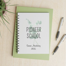 Gepersonaliseerde Pioneer School Notitieboek w Euc