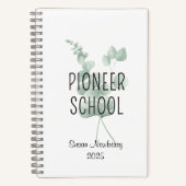 Gepersonaliseerde Pioneer School Notitieboek w Euc (Voorkant)