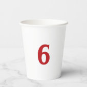 Gepersonaliseerde Pirate Happy Birthday Paper Cups Papieren Bekers (Achterkant)