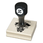 Gepersonaliseerde Pirate Meisje Rubberstempel (Stempel)