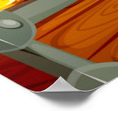 Gepersonaliseerde Pirate Verjaardag Party Banner F Poster (Hoek)