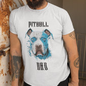 Gepersonaliseerde Pitbull Papa T-shirt