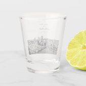 Gepersonaliseerde Pittsburgh Shot Glass Shot Glas (Achterkant)