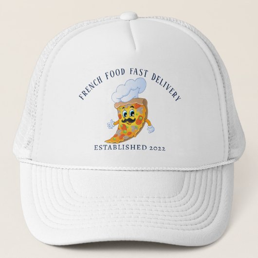 Gepersonaliseerde Pizza Lover Trucker Hat Pet (Voorkant)