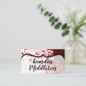 Gepersonaliseerde Plaatsen Kaarten Bloed Splatter  Plaatskaartje (Staand voorkant)