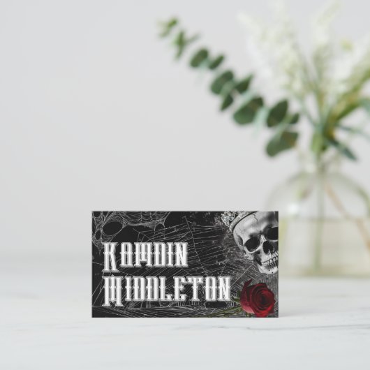 Gepersonaliseerde Plaatskaarten Haunting Adeline Z Plaatskaartje (Staand voorkant)