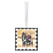 Gepersonaliseerde Plaid 4 Foto Kerst Grootouders Decoratie (Rechts)