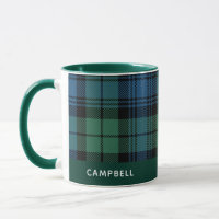 Gepersonaliseerde Plaid Clan Campbell Tartan Koffi