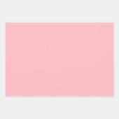 Gepersonaliseerde Plaid Pink Brown Matched Valenti Inpakpapier Vel (Voorkant 3)