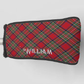 Gepersonaliseerde Plaid Red en Green Stewart Tarta Golfheadcover (Voorkant)