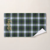 Gepersonaliseerde Plaid Script Clan Gordon Tartan Handdoek (Handdoek)