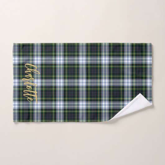 Gepersonaliseerde Plaid Script Clan Gordon Tartan Handdoek (Handdoek)
