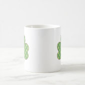 Gepersonaliseerde Plaid Shamrock Koffiemok (Center)