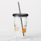 Gepersonaliseerde Planeten Galaxy Zonnestelsel Zon Acryl Drinkbeker (Links)