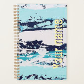 Gepersonaliseerde Planner met originele strandkuns (Voorkant)