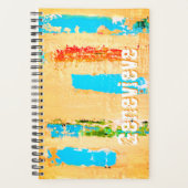 Gepersonaliseerde Planner met originele strandkuns (Voorkant)