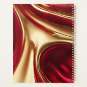 Gepersonaliseerde Planner - Rood en Goud- (Achterkant)