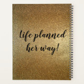 Gepersonaliseerde planner waar ze van houdt, op ha (Achterkant)