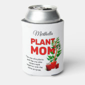 Gepersonaliseerde PLANT MOM Blikjeskoeler (Blikje Achterkant)