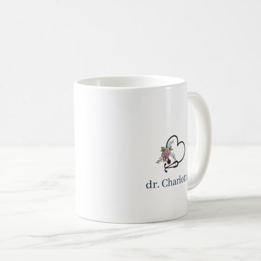 Gepersonaliseerde plastisch chirurg waardering koffiemok (Voorkant rechts)