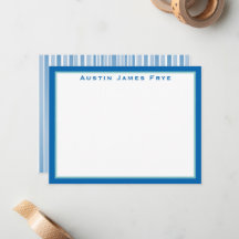 Gepersonaliseerde platte briefkaarten briefpapier 