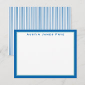 Gepersonaliseerde platte briefkaarten briefpapier  (Voorkant / Achterkant)