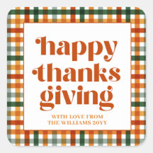 Gepersonaliseerde Play Happy Thanksgiving Gift Lab